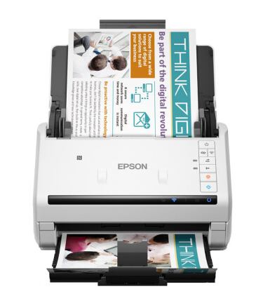 爱普生（EPSON) DS-570W A4馈纸式高速双面彩色文档扫描仪-Wifi无线扫描
