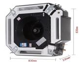 美的空调KFR-72QW/SDY-B(D2)八面出风天花机顶吸式嵌入式办公商用中央空调3匹
