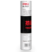 得力7727热敏传真纸(白)210mm*27.3m(12卷)