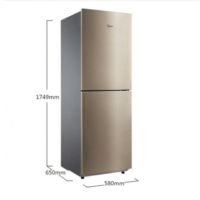 美的(Midea) BCD-236WM(E) 236升 风冷无霜 HIPS环保内胆 节能静音双门冰箱