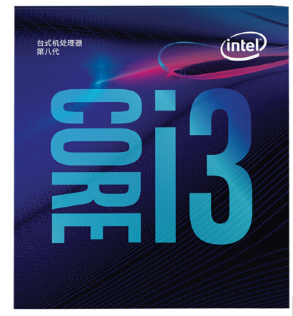 英特尔（Intel） 酷睿四核 I3-8100 盒装CPU处理器