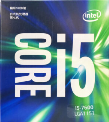 英特尔（Intel）酷睿四核i5-7600 盒装CPU处理器