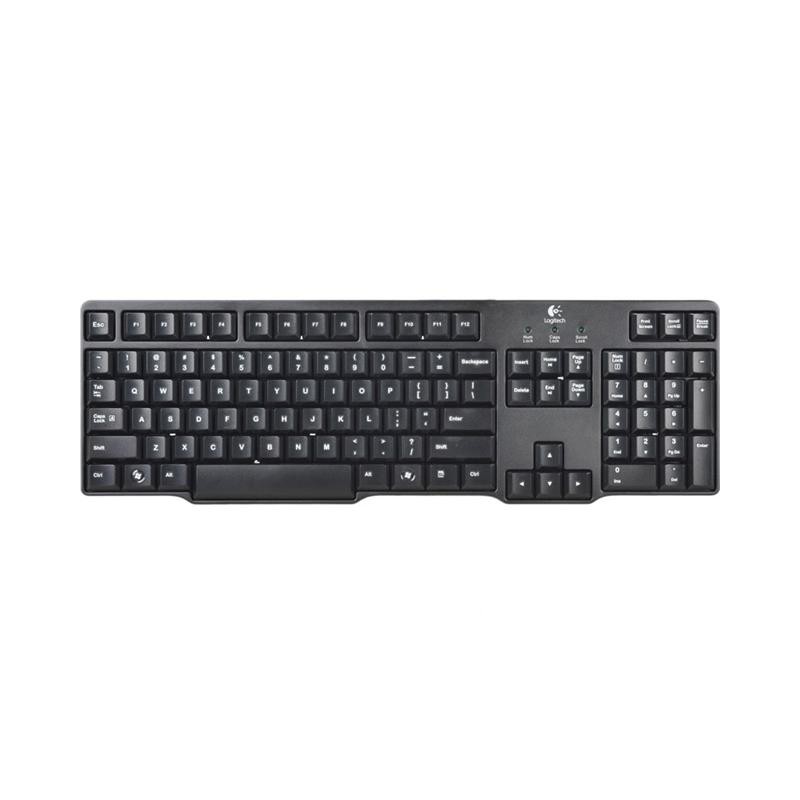 罗技（Logitech）经典K100 键盘 黑色