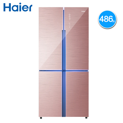 Haier/海尔 BCD-486WDGE风冷无霜486L变频多门对开四门电冰箱家用