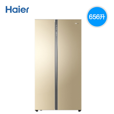海尔(Haier) BCD-656WDPT双变频风冷无霜双温双控低温净味节能静音家用对开门冰箱