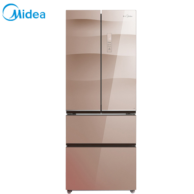 美的（Midea）BCD-368WGPZM玫瑰金368升温湿精控变频节能风冷无霜家用多门冰箱
