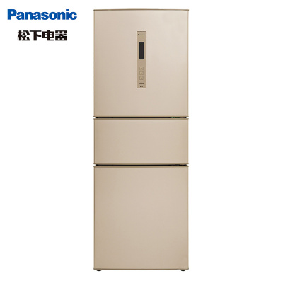 松下(Panasonic)NR-EC28WP1-N三门家用电冰箱风冷无霜变频节能静音三开门智能小型冰箱静音节能松下变频压缩机风冷无霜中门任意调温-3℃免解冻技术电脑精准温控急速冷冻