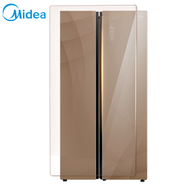 美的（Midea）BCD-529WKGPZM(E)529升变频节能玻璃面板智能操控风冷无霜家用双门对开门电冰箱