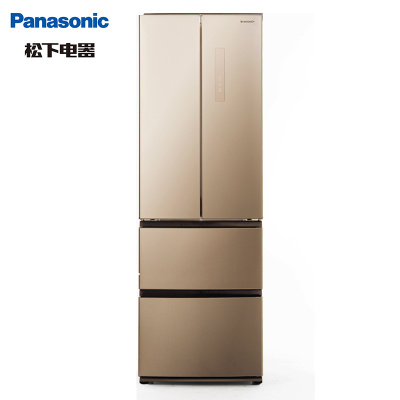 松下(Panasonic)冰箱NR-D380TP-N380升多门家用电冰箱离子净味风冷无霜大容量多开门冰箱大容量双层大冷冻风冷无霜松下顶置压缩机静音节能银离子净味多温区保鲜防串味