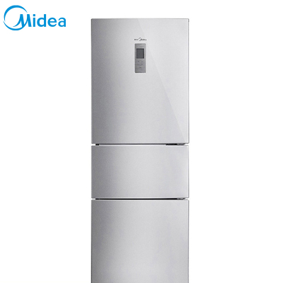 美的（Midea）BCD-215TZM(E)215升智能操控中门可调温分类保鲜静音省电家用节能三门冰箱