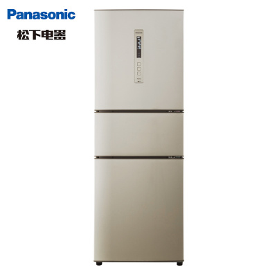 松下(Panasonic)NR-C26WP3-NP(BCD-256WPCC-NP)280升变频家用风冷无霜三门冰箱风冷无霜松下变频压缩机inverter节能变频静音自由变温室-3℃切肉免解冻技术