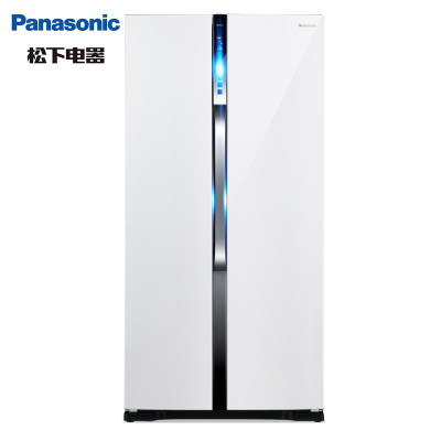 松下(Panasonic)NR-W56S1-W570升大容量对开门双开门变频家用电冰箱风冷无霜智能净味风冷无霜双循环防串味光动银净味静音节能松下变频压缩机超大容量豪华对开门设计
