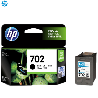 惠普（HP）CC660AA 702 黑色墨盒（墨盒/墨水）（适用 HP Officejet J3508 J3608）