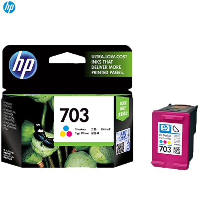 惠普（HP）CD888AA 703 彩色墨盒（墨盒/墨水）适用 730 K109a/g K209a/g K510 彩色