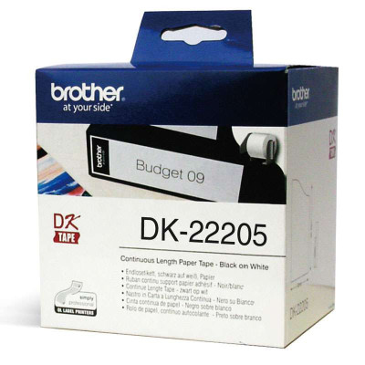 兄弟标签色带DK-22205白底黑字