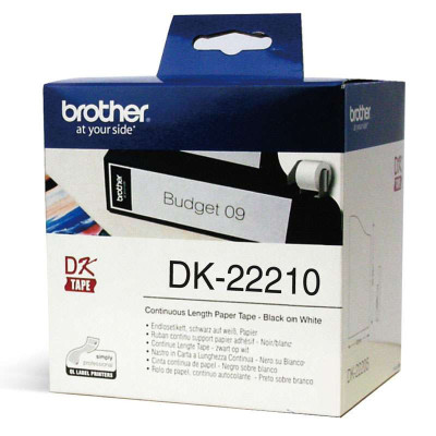兄弟标签色带DK-22210白底黑字