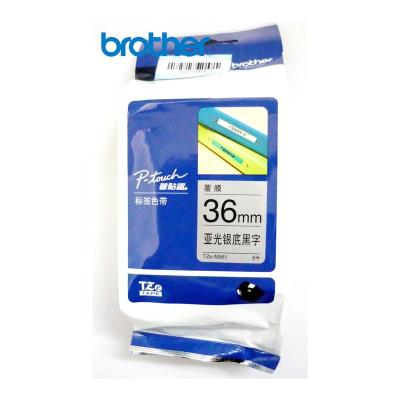 兄弟（brother） TZe-M961 兄弟TZe-M961 36mm银底黑字标签色带(适用9500/9700/980