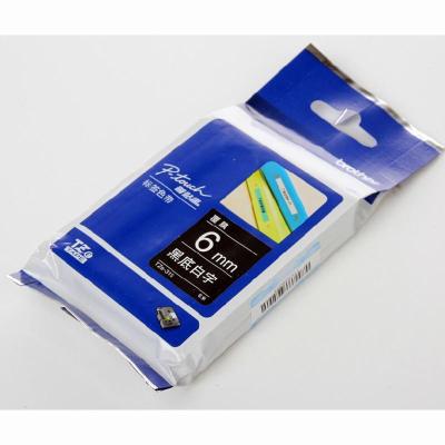 兄弟标签机色带TZe-315黑底白字6mm