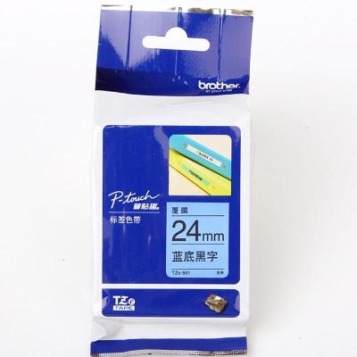 兄弟（brother） TZe-551 兄弟TZ-551 24mm蓝底黑字 覆膜 标签色带