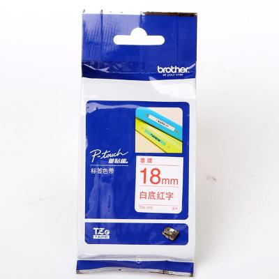 兄弟（brother） TZe-242 兄弟TZ-242 18mm白底红字 覆膜 标签色带