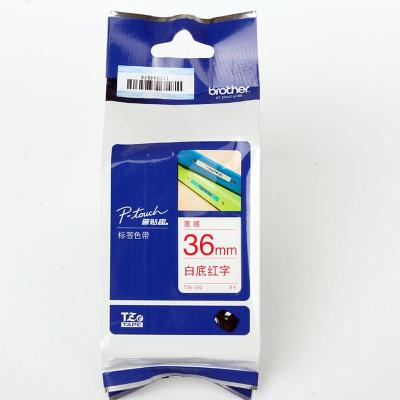兄弟（brother） TZe-262 兄弟TZ-262 36mm白底红字 覆膜 标签色带