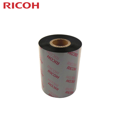 理光（RICOH）B110A 混合基碳带 配合铜版纸使用 热转印 条码打印机碳带70mm*300m 黑色