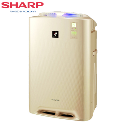 夏普 (SHARP) 空气净化器KC-CD60-N大面积客厅、房间适用三种高效滤网+加湿净离子群技术！除PM2.5除霾除甲醛