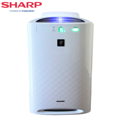 夏普 (SHARP) 空气净化器KC-CD20-W 双向出风口方便脚轮设计净离子群空气净化器！除霾除甲醛！方便脚轮设计