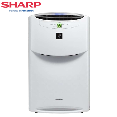 夏普 (Sharp)空气净化器KI-BC608-W 无雾加湿净离子群除雾霾除甲醛！净离子群！无雾汽化加湿技术！