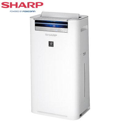 夏普 (SHARP) KC-WG50-W 空气净化器 除雾霾PM2.5除甲醛杀菌加湿家用办公室用双高效级净化能效！CCM等级P4+F4！PM2.5数值显