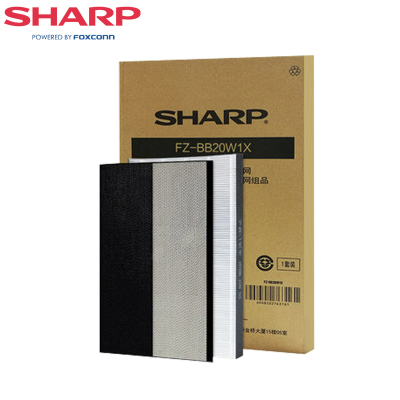夏普（SHARP）空气净化器滤网FZ-BB20W1X 除甲醛脱臭集尘套装滤网 KC-BB20-W1原装滤网除甲醛脱臭！集尘套装滤网！FZ-BB20W1X