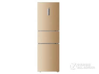 海尔(Haier) BCD-225WDPT 225升 三门冰箱 风冷无霜 干湿分储 家用 多门电冰箱