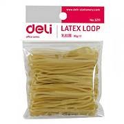 得力 3211 乳胶圈 30g/包 （单位：包） 微黄  