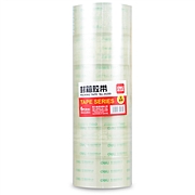 得力 30289 封箱胶带 55mmｘ80m 6卷/筒 （单位：筒）  