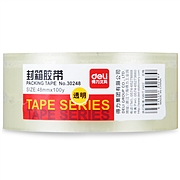 得力 30248 超市封箱胶带 48mm*100y*50um （单位：卷） 