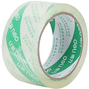 得力 30428 水晶超透低噪音胶带 48mm*60y*50um （单位：卷） 