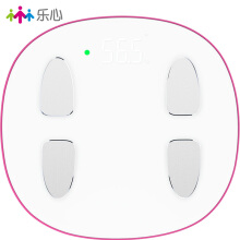 乐心（lifesense）智能体脂秤 脂肪秤电子秤 家用精准体重秤称重  29项人体数据  WiFi连接 S5玫红色