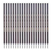 晨光 (M G)文具黑色0.5mm子弹头考试中性笔替芯签字笔水笔芯 20支/盒7020