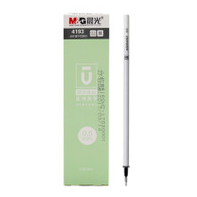 晨光MG优品笔芯全针管中性笔替芯水笔芯0.5mm黑色整盒12支/盒4193