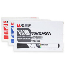 晨光  白板笔 白板笔红色蓝色黑色白板笔可擦办公用品AWMY2201 黑色