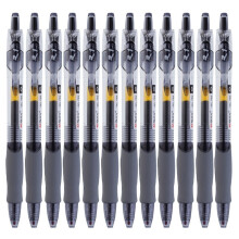 晨光 （M G）GP1008办公按动子弹头中性笔签字笔水笔 按制笔0.5mm12支装 黑色