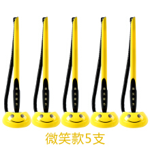 晨光 （M G） 5支装晨光 台笔粘桌子中性笔0.5mm黑色水笔台式签字商务笔固定柜台笔 5支微笑款 0.5mm