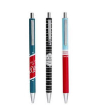 晨光 号物 AGPH1504 按动金属杆中性笔0.5mm 笔杆随机 黑色书写 12支