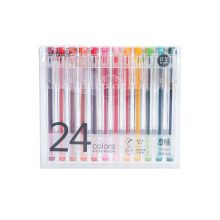晨光 本味系列24色可爱糖果多彩色盖帽中性笔套装全针管0.5mm AGPA9206 24色