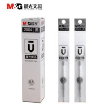 晨光优品系列中性笔/笔芯 按动签字笔0.5/0.38mm水笔 子弹头中性笔 办公水性笔 笔杆颜色随机 笔芯2004黑色0.5一盒20支