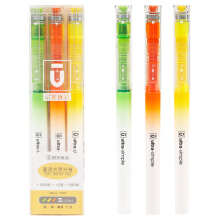 晨光文具优品荧光笔重点标记笔记号笔 单头 AHM27602 三只装(包邮，偏远地区除外）
