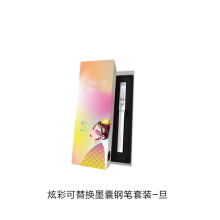 晨光文具国粹系列可换墨囊金属钢笔学生钢笔套装生旦净丑 HAFP1006 旦 0.38mm