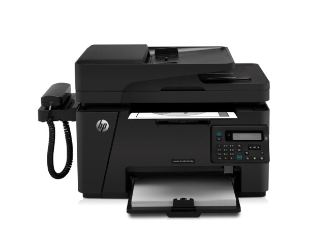 惠普（HP）M128fp黑白激光一体机 打印复印扫描传真 电话手柄