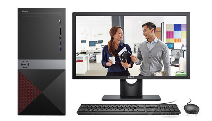 戴尔成就3670 台式电脑+21.5寸显示屏（I5-8400-4G-1T）