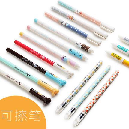 晨光陶瓷球珠中性笔热可擦AKPB1401黑0.5（12支）